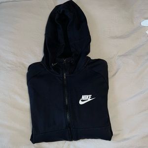 Nike Zip Hoodie Bungee Tie